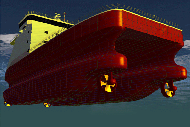 SWATH Hizmet Operasyon Gemisi için Gemi Tekne Optimizasyonu